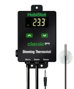 Alternative view of HabiStat Classic Pro Dimming Thermostat Black 450 Watt