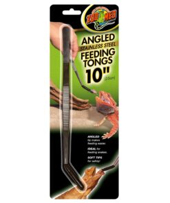 Zoo Med Angled Stainless Steel Feeding Tongs