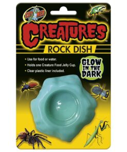 Zoo Med Creatures Rock Dish  Glow in the Dark