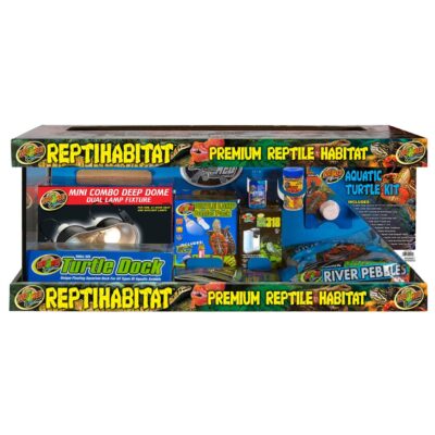 Zoo Med ReptiHabitat Aquatic Turtle Kit  L80x D34.3x H34.9cm