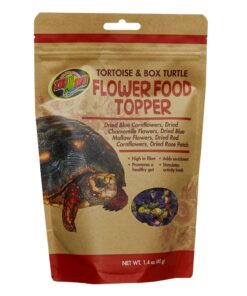 Zoo Med Tortoise & Box Turtle Flower Food Topper